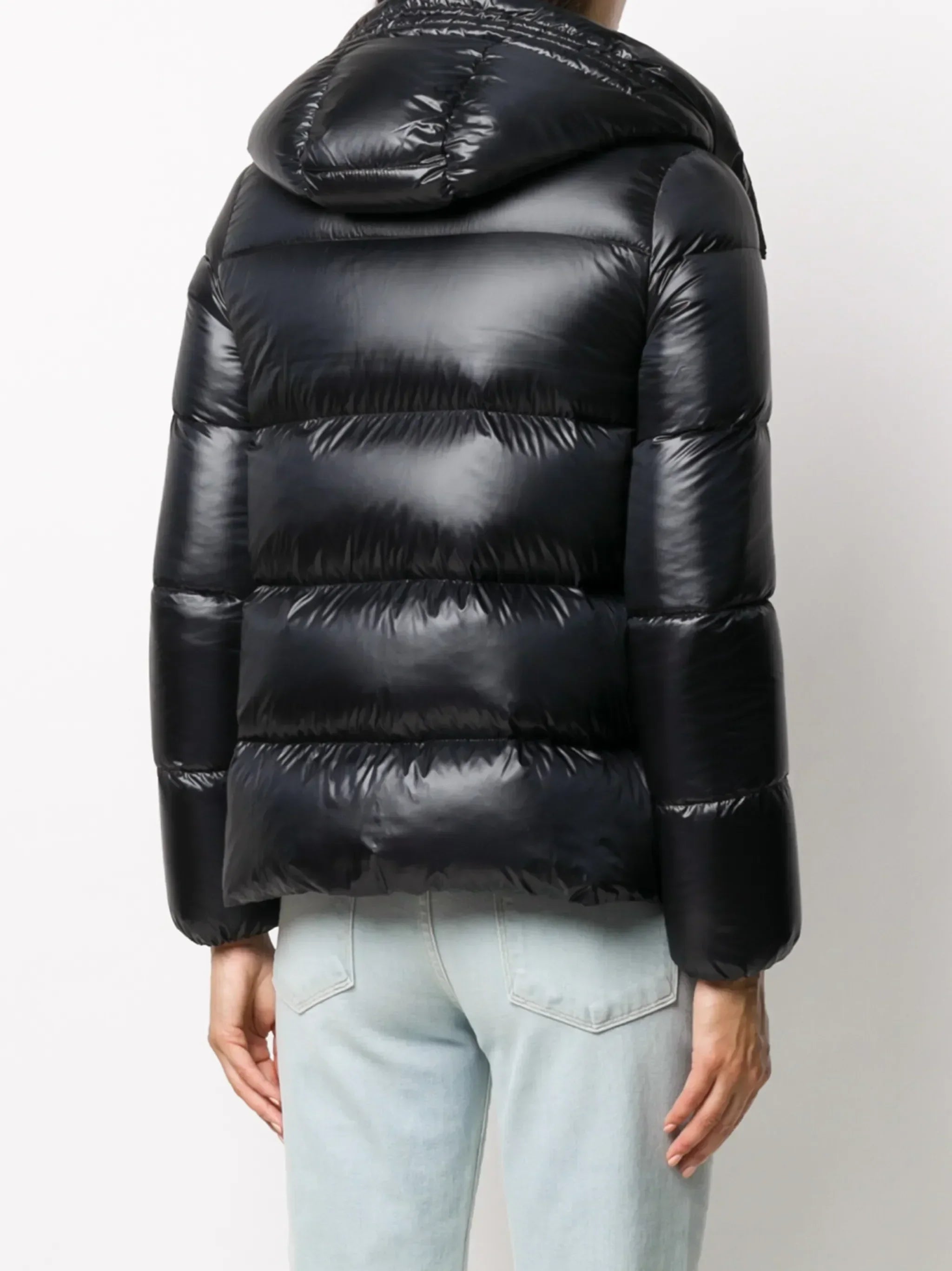 Moncler doudoune à patch logo