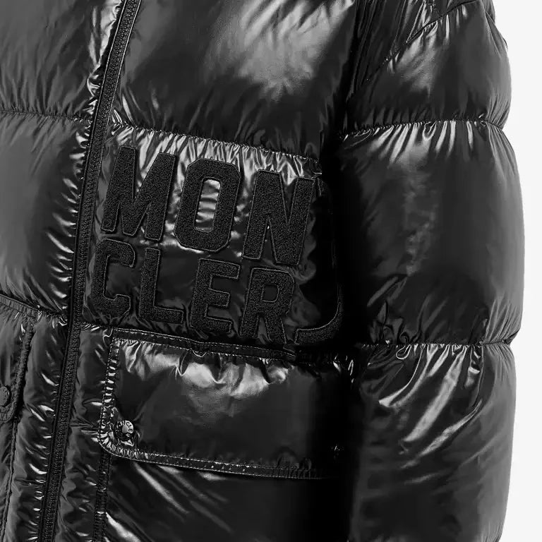 Moncler Abbaye Doudoune matelassée Noir