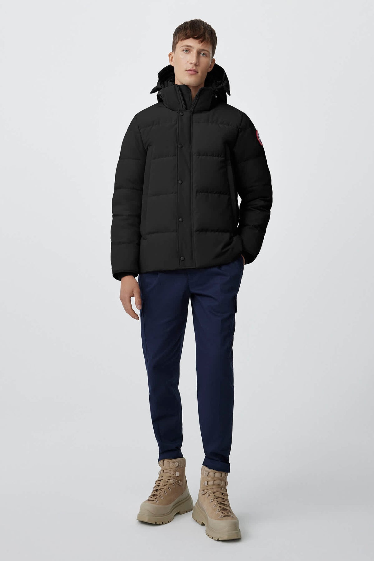 Parka Canada Goose Noir Wyndham Classic Label