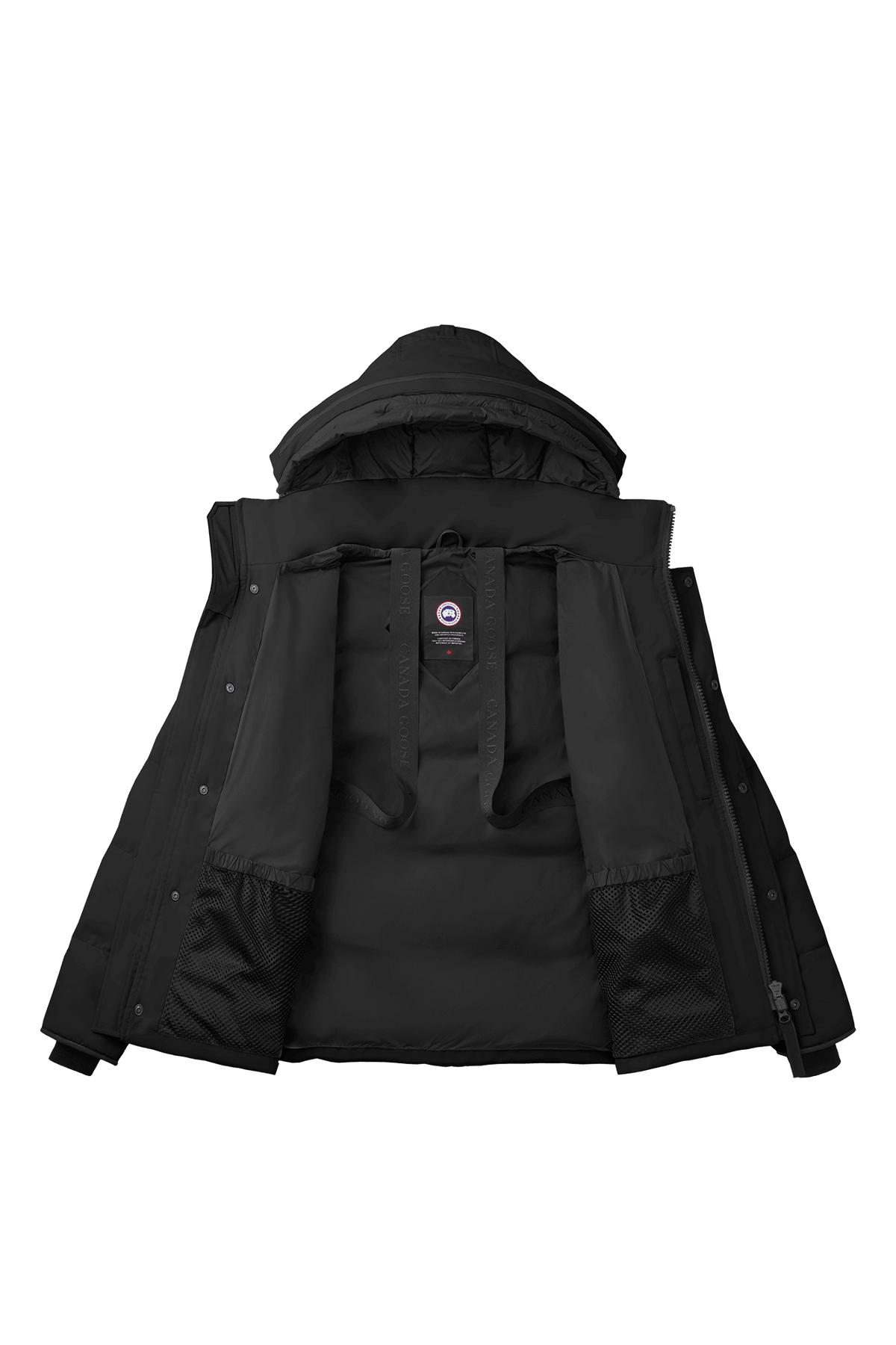Parka Canada Goose Noir Wyndham Classic Label