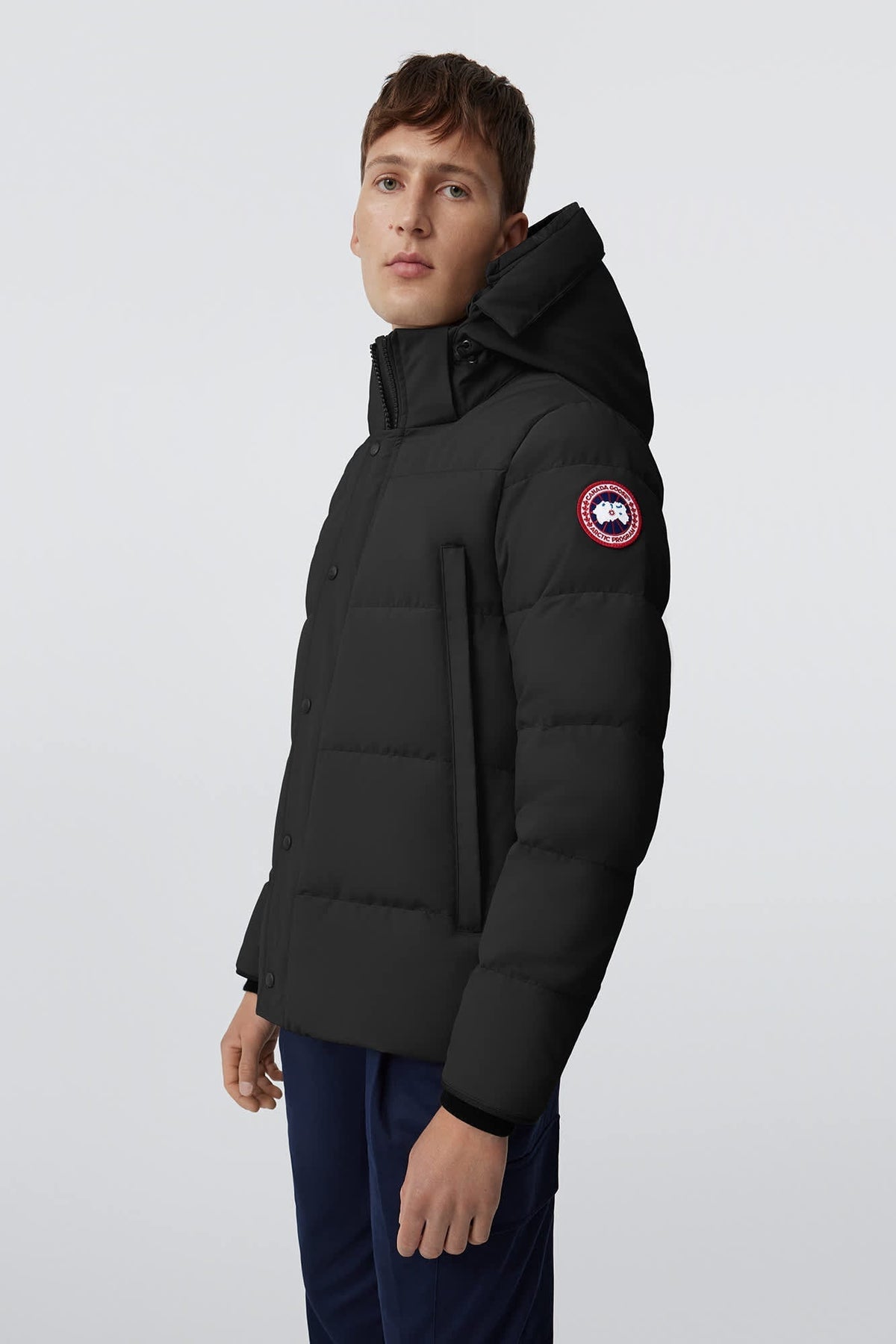 Parka Canada Goose Noir Wyndham Classic Label