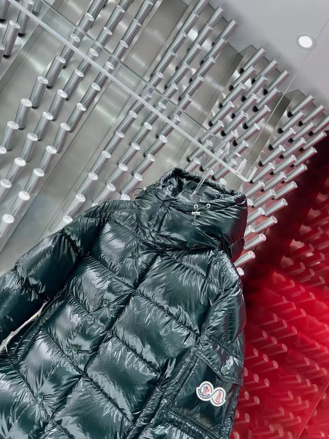 Moncler Maya 70ᵉ anniversaire édition spéciale Vert Foncé Brillant