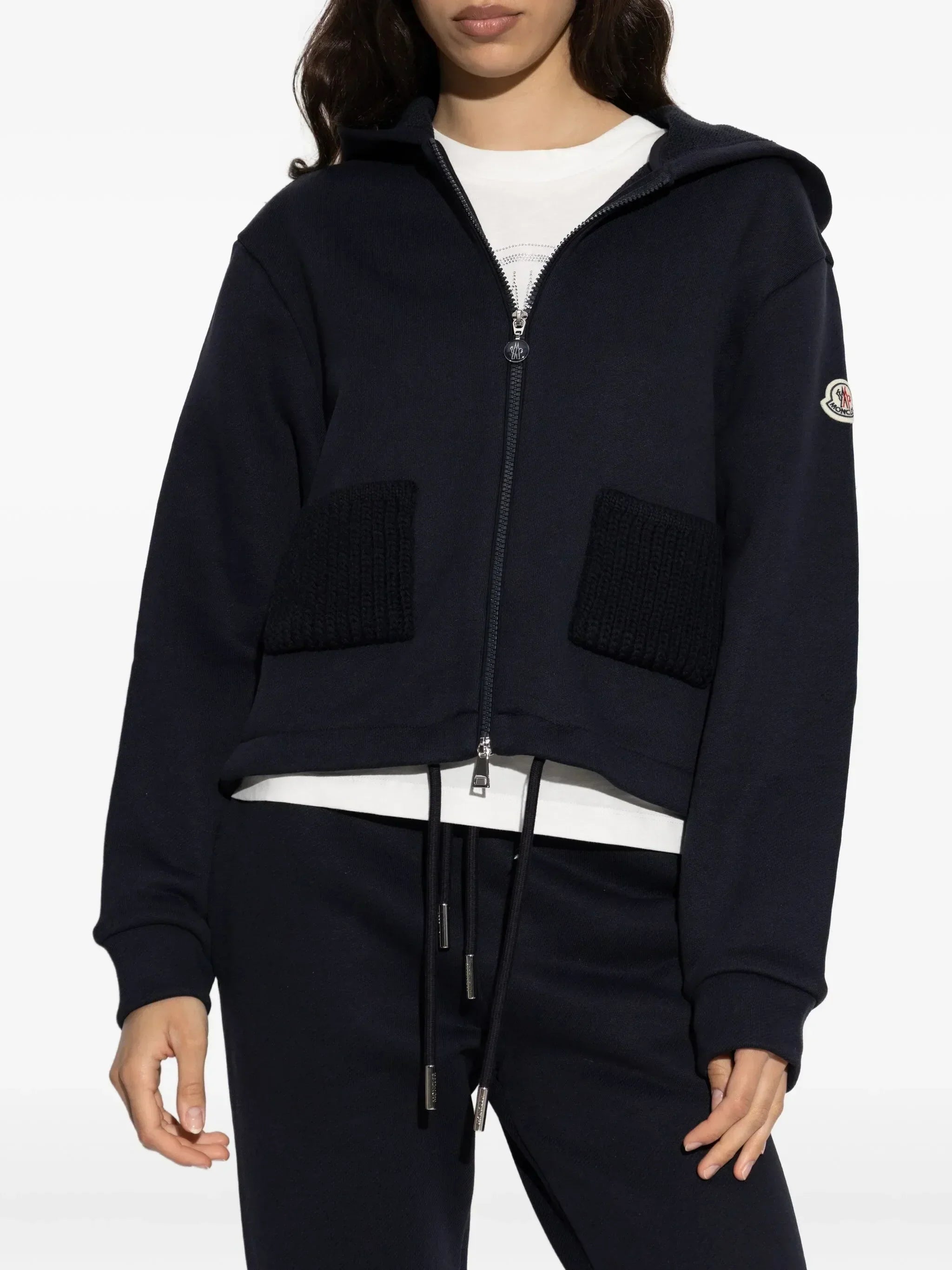 Moncler hoodie à poche en maille