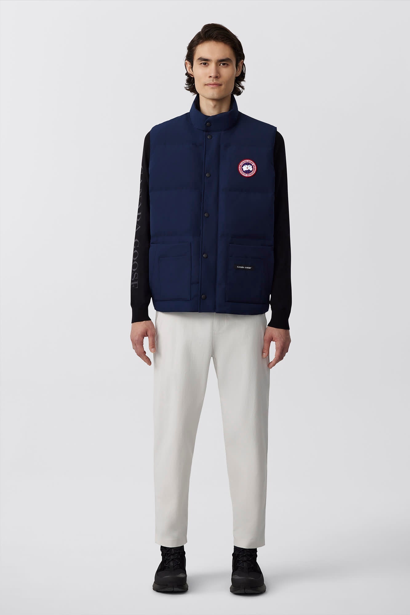 Gilet Freestyle Crew Canada Goose Bleu Marine
