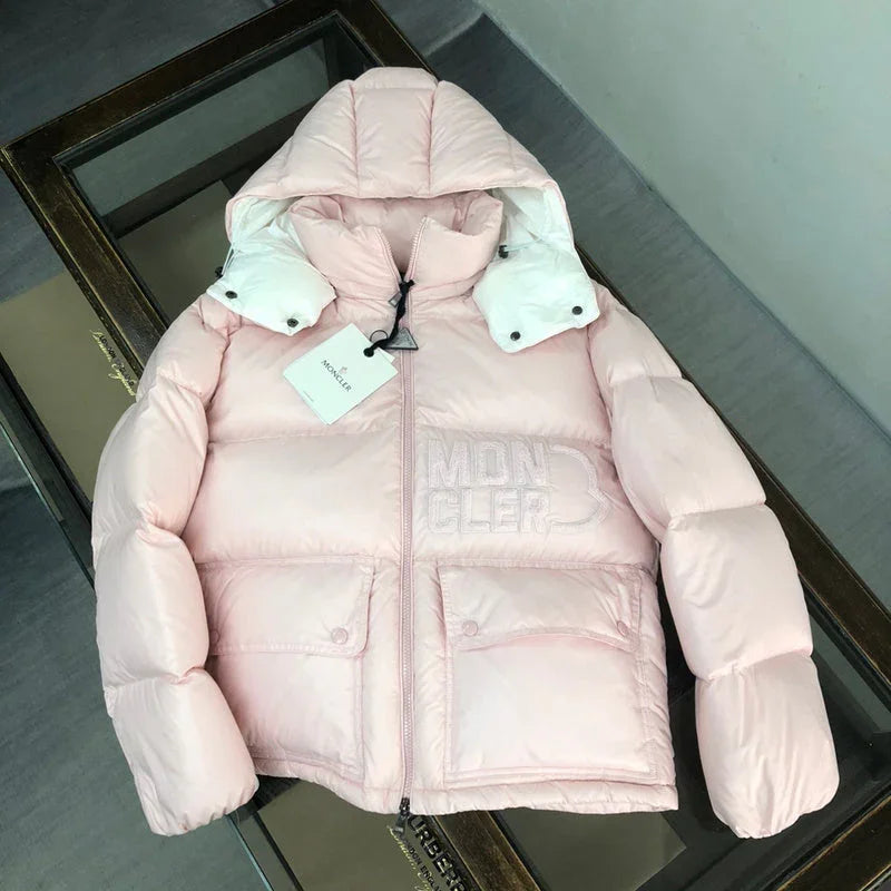 Moncler Abbaye Doudoune matelassée Rose clair