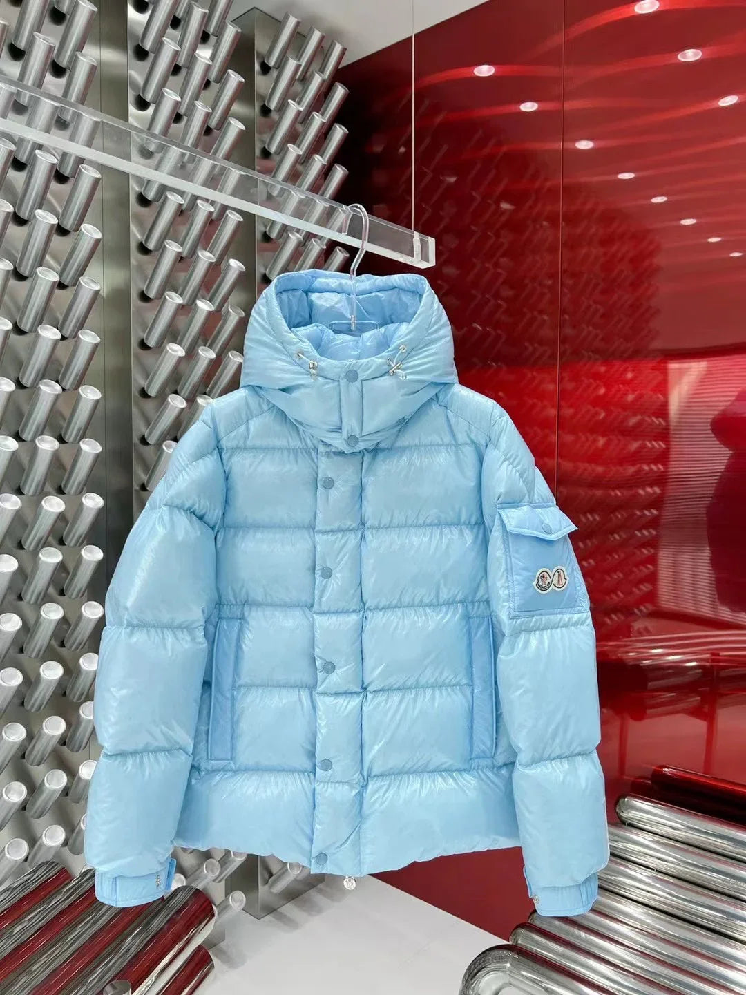 Moncler Maya 70ᵉ anniversaire édition spéciale Bleu clair