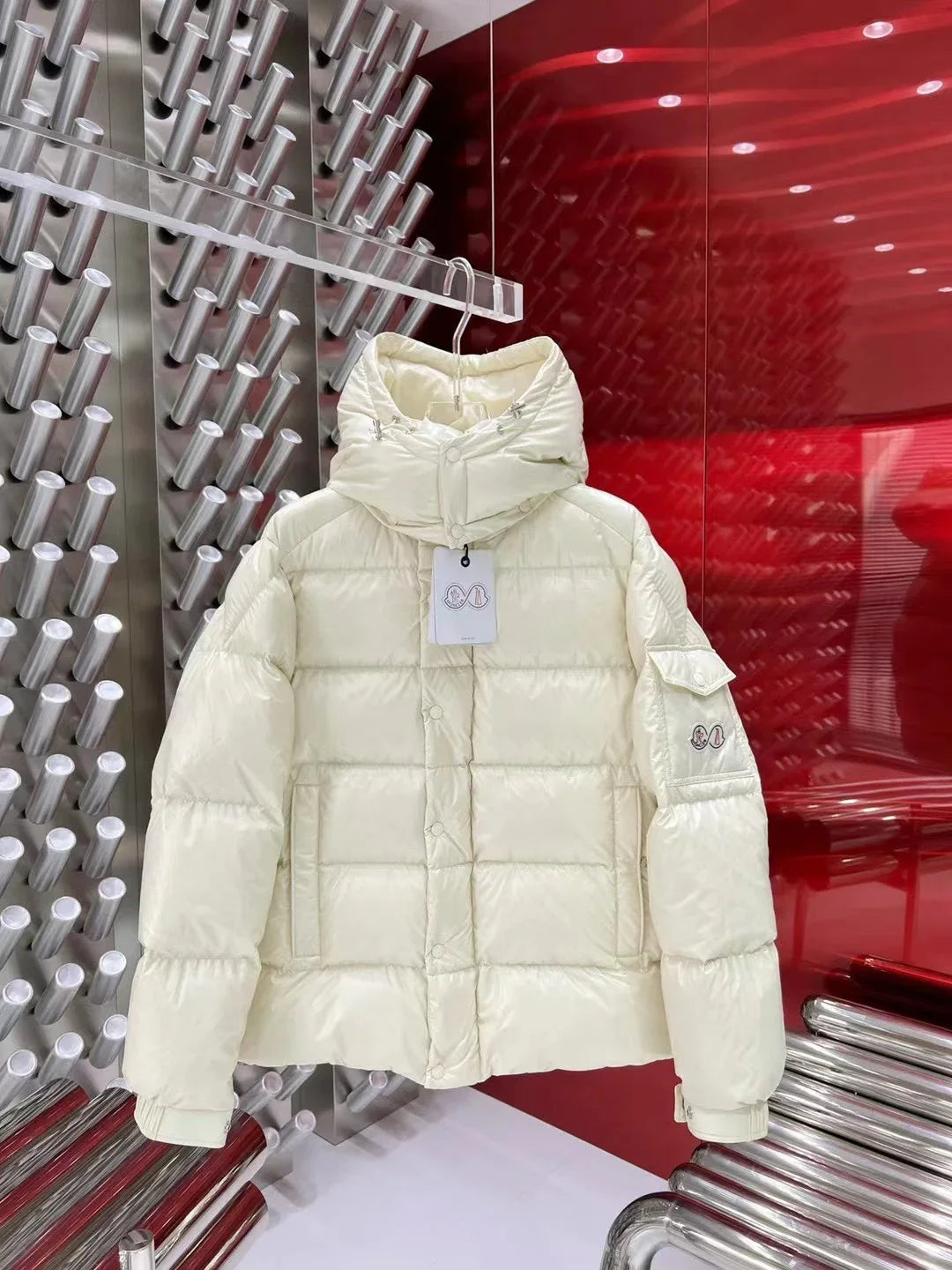 Moncler Maya 70ᵉ anniversaire édition spéciale Blanc