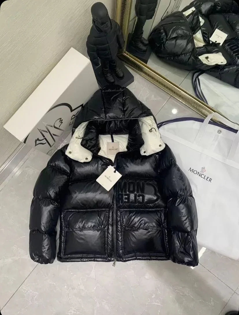 Moncler Abbaye Doudoune matelassée Noir