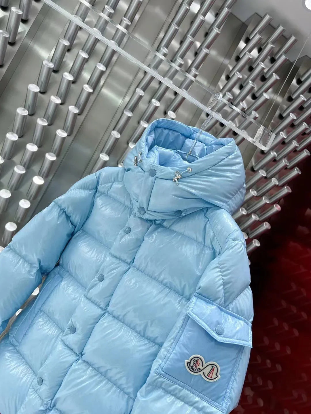 Moncler Maya 70ᵉ anniversaire édition spéciale Bleu clair