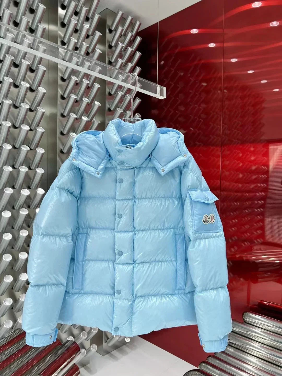 Moncler Maya 70ᵉ anniversaire édition spéciale Bleu clair