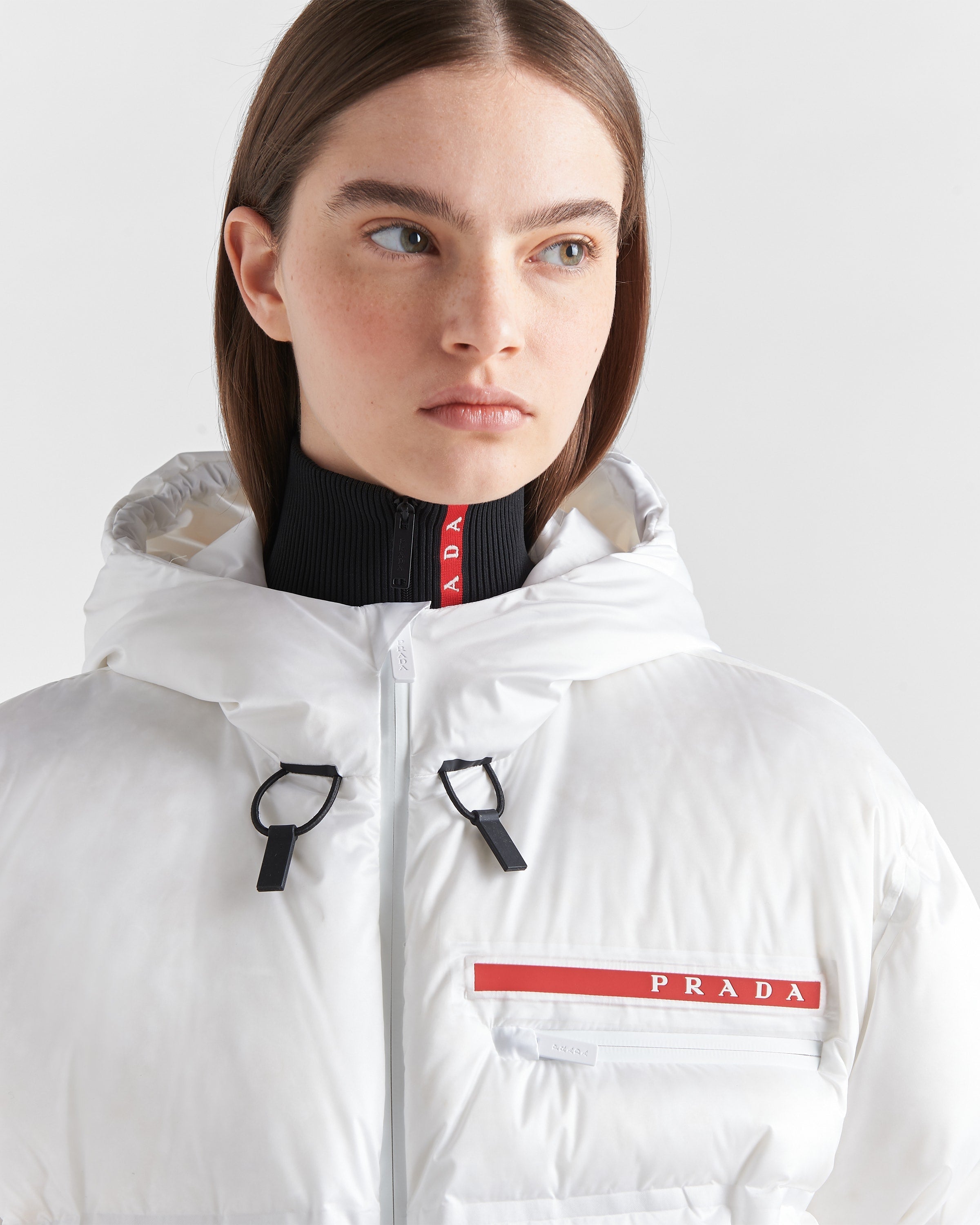 Doudoune Prada courte Blanche